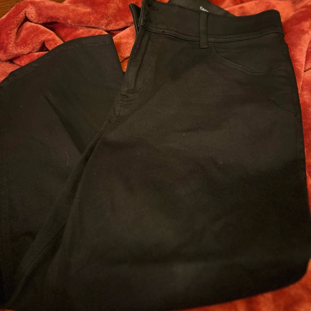 Lane Bryant Classic Black Capri Size 16